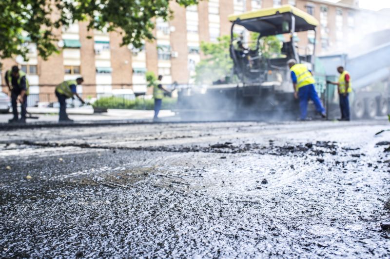 Asphalt Paving Equipment in Action