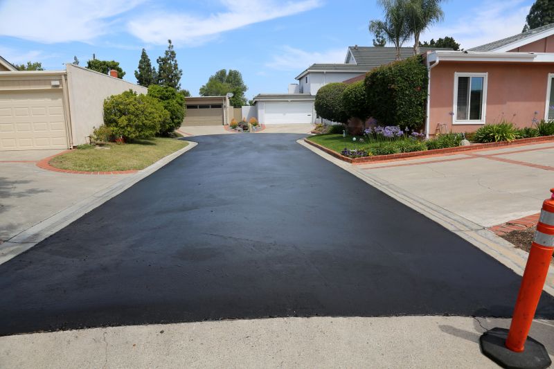 Residential Asphalt Driveway Close-Up